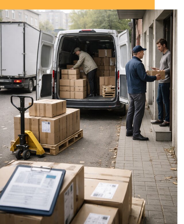 Доставка грузов от двери до двери с таможней от 49235 руб.