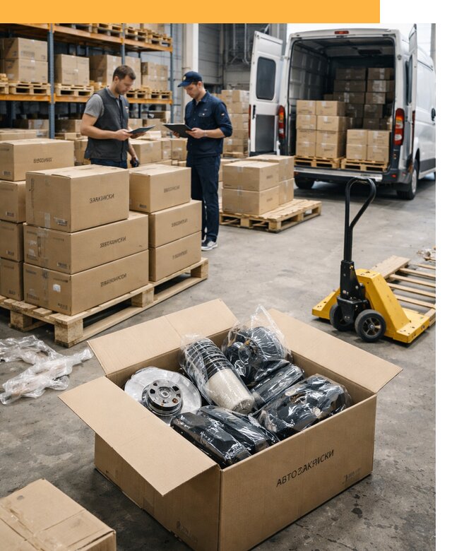 Доставка автозапчастей из Европы от 13676 руб быстро и надёжно