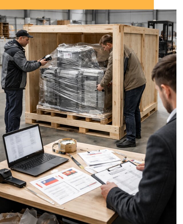 Доставка промышленного оборудования из США от 71117 руб