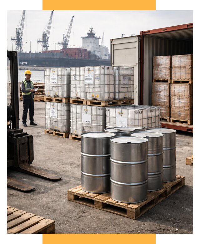 Доставка химического сырья из Индии от 273525 р. | СетСервис-Лск