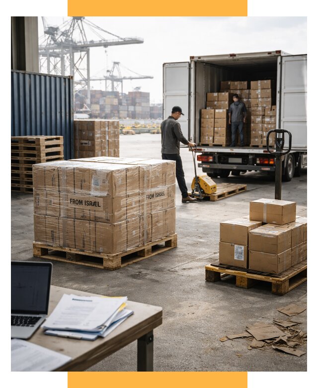 Доставка грузов из Израиля от 16412 р., логистика от СетСервис-Лск