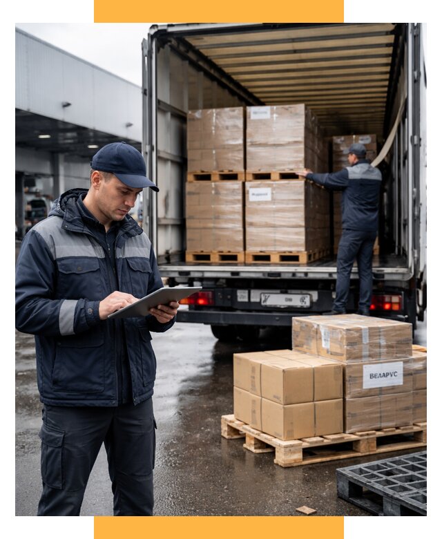 Доставка грузов из Беларуси от 16412 р. логистика СетСервис-Лск