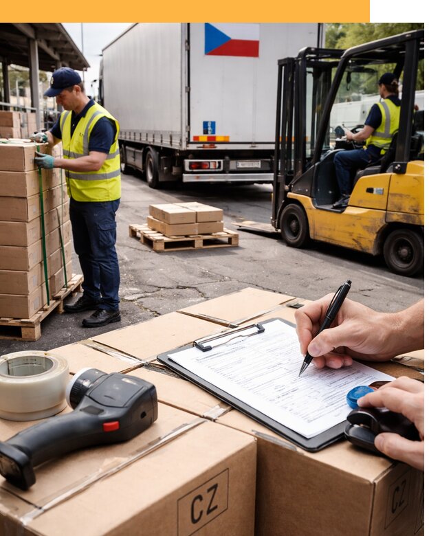 Доставка грузов в Чехию от 38294 руб, международные перевозки