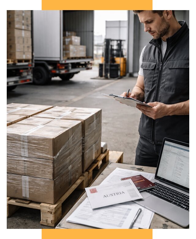 Доставка в Австрию от 71117 р. Логистика и экспорт СетСервис-Лск