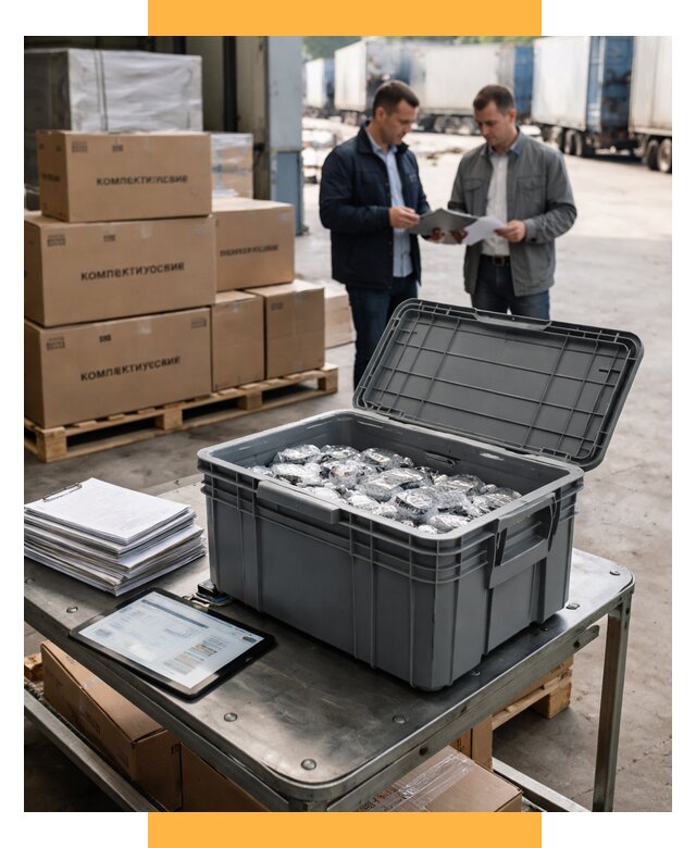 Перевозка комплектующих из Китая от 7112 р. | СетСервис-Лск