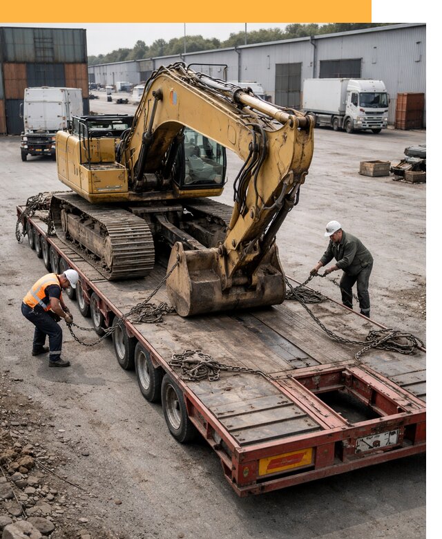 Перевозка спецтехники по России и миру от 49235 руб