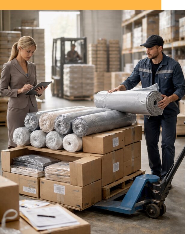 Перевозка текстиля по миру от 16412 руб. с таможней и страхованием