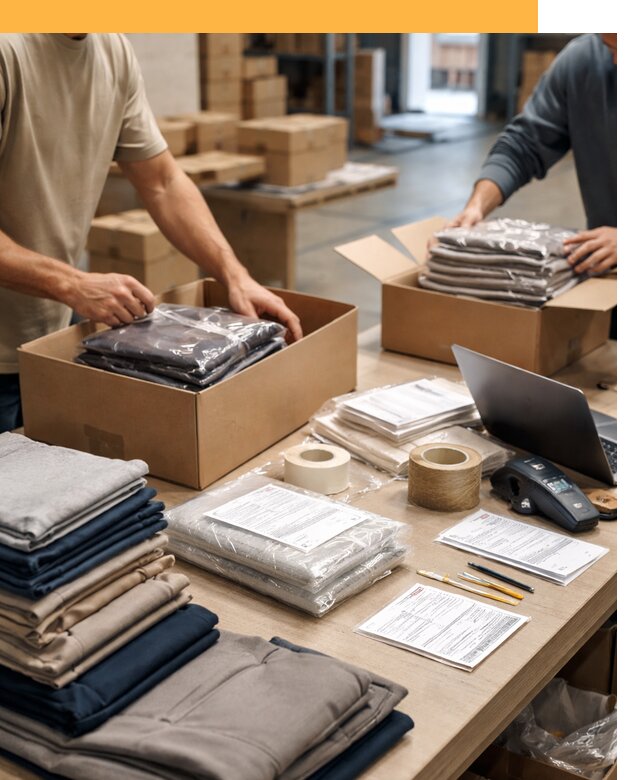 Перевозка одежды по миру от 8206 руб. с таможенным оформлением