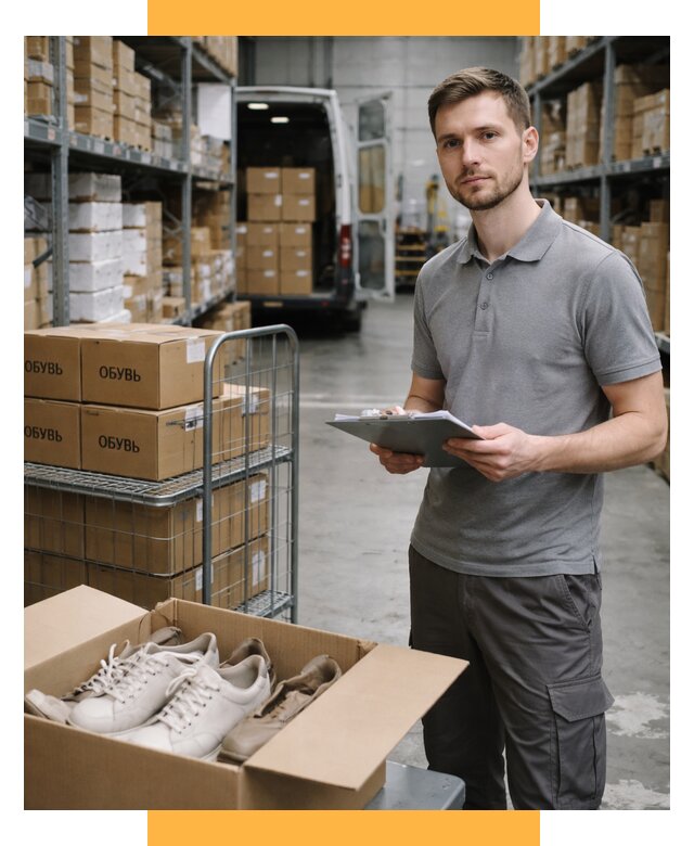 Доставка обуви из Китая и Турции от 4923 р. СетСервис-Лск