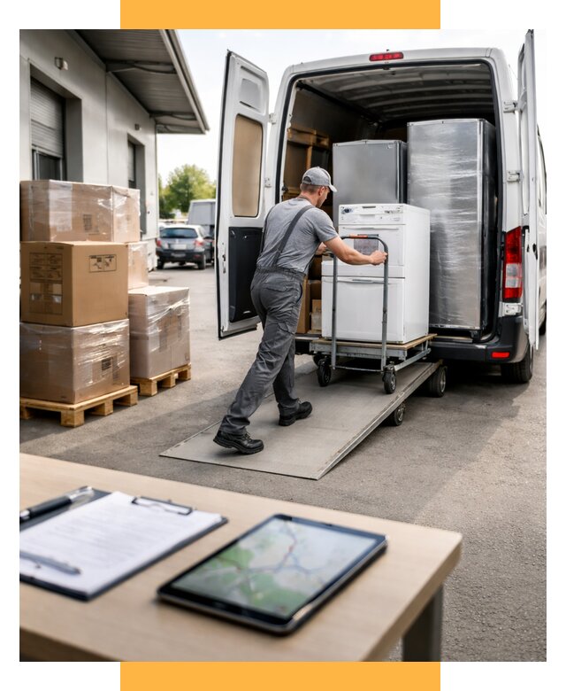 Перевозка бытовой техники от 7112 р. - логистика СетСервис-Лск