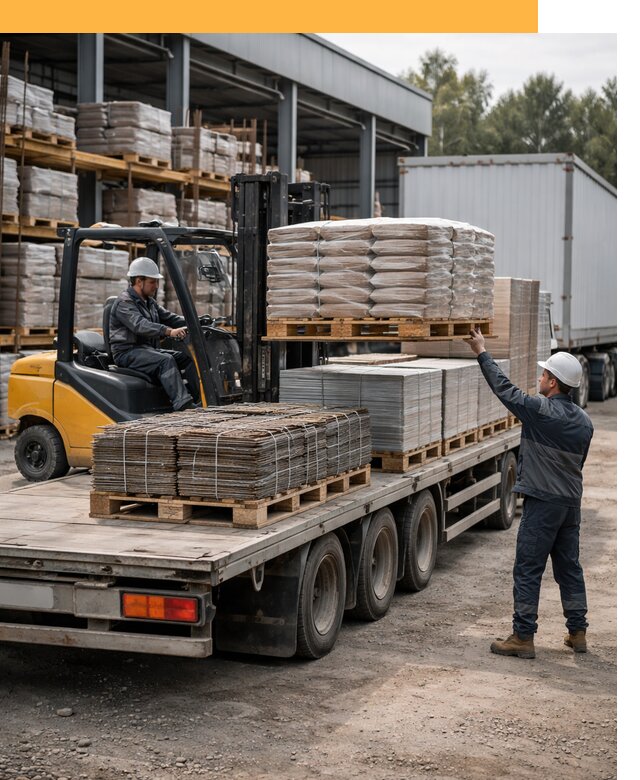 Перевозка строительных материалов по миру от 6018 руб