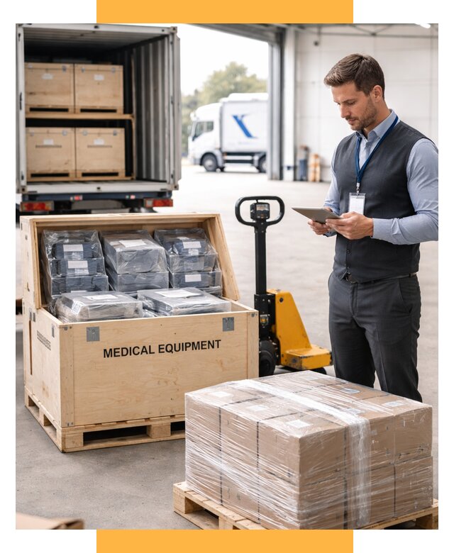 Перевозка медицинского оборудования от 16412 р. в СетСервис-Лск