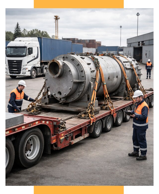 Перевозка тяжеловесных грузов под ключ от 164115 р. | СетСервис-Лск