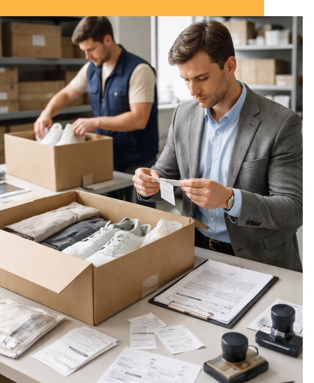 Таможенное оформление одежды и обуви по выгодной цене от 7112 руб