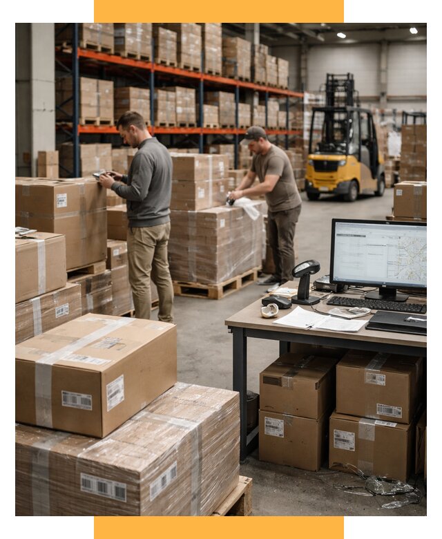 Склад консолидации в Европе от 7112 р., услуги СетСервис-Лск