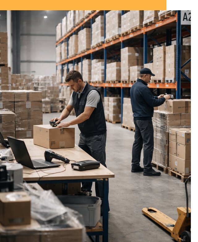 Склад консолидации в Европе: хранение, сортировка от 7112